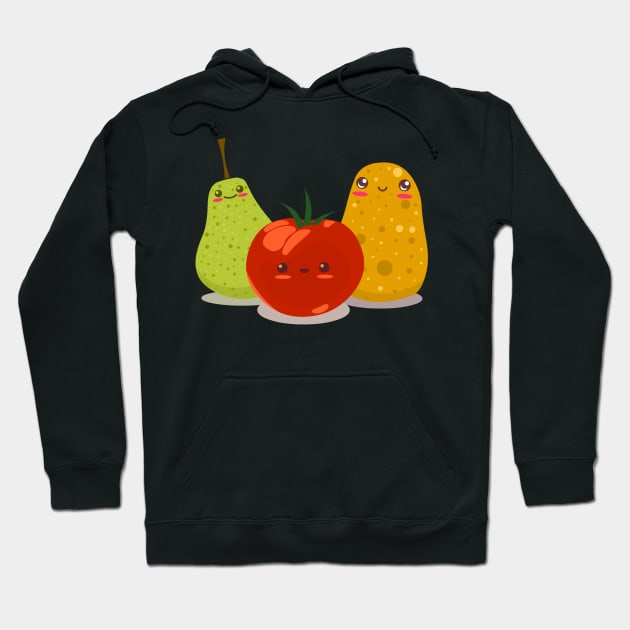 Funny Fruits Fun Pack 2 Hoodie by LironPeer